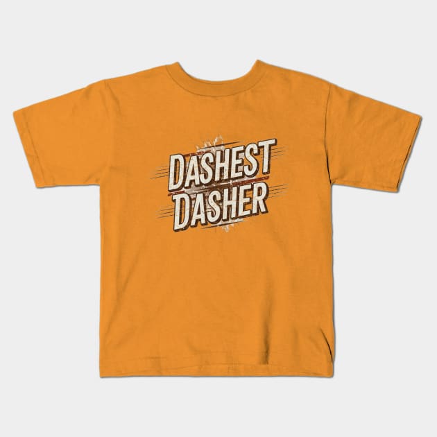 Dashest Dasher the DoorDasher Kids T-Shirt by 8 Fists of Tees